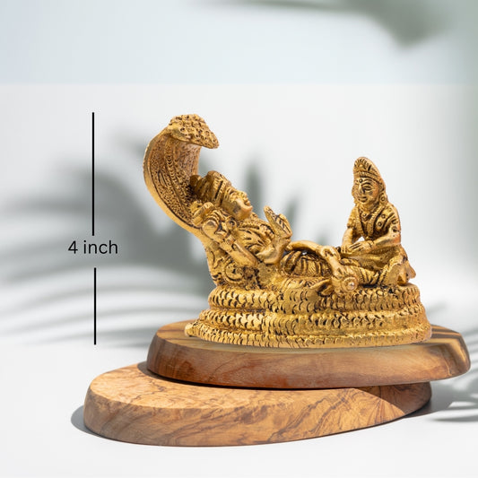 Buy Laxmi Narayan Idol Seated on Sheshnaag