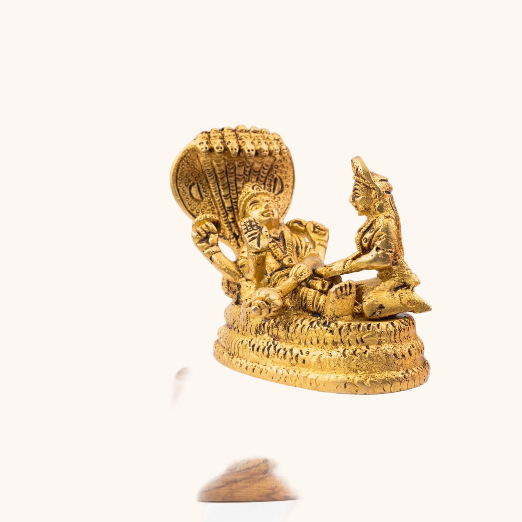 Buy Laxmi Narayan Idol Seated on Sheshnaag