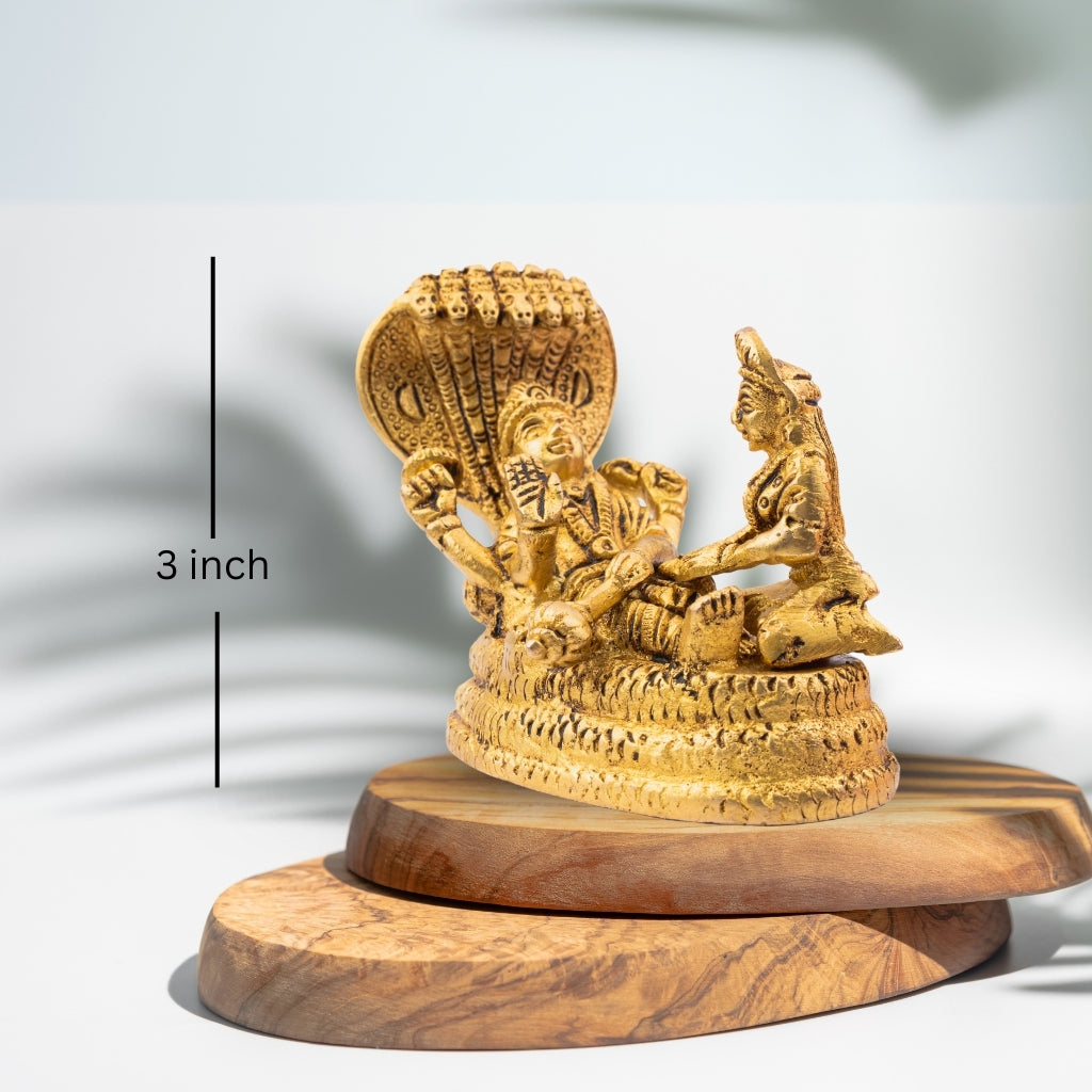 Buy Laxmi Narayan Idol Seated on Sheshnaag