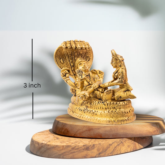 Buy Laxmi Narayan Idol Seated on Sheshnaag